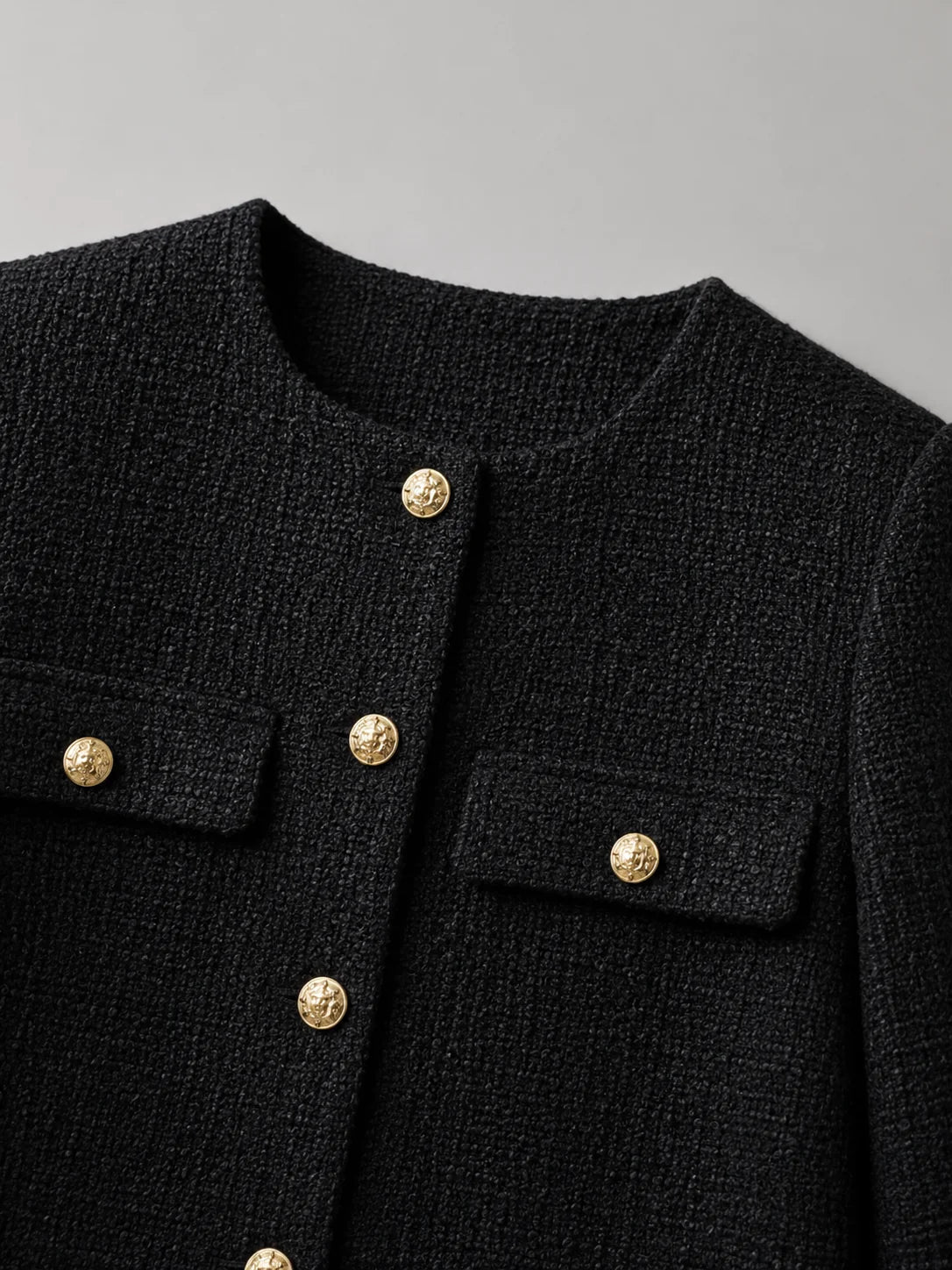 Women's Tweed Cropped Jacket Marielle – Effortless Layering Style