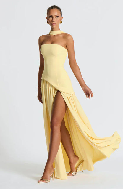 Feathorne Women's Ivy Strapless Maxi Dress - front view