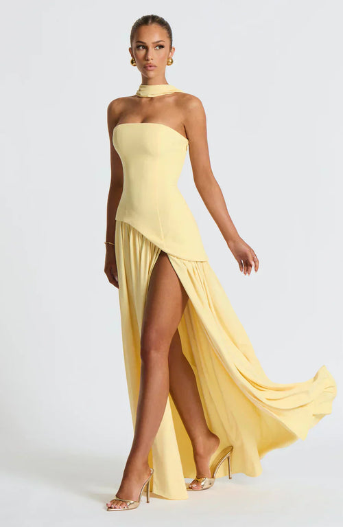 Feathorne Women's Ivy Strapless Maxi Dress - front view