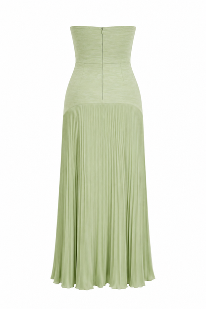 Aurelia Pleated Maxi Dress