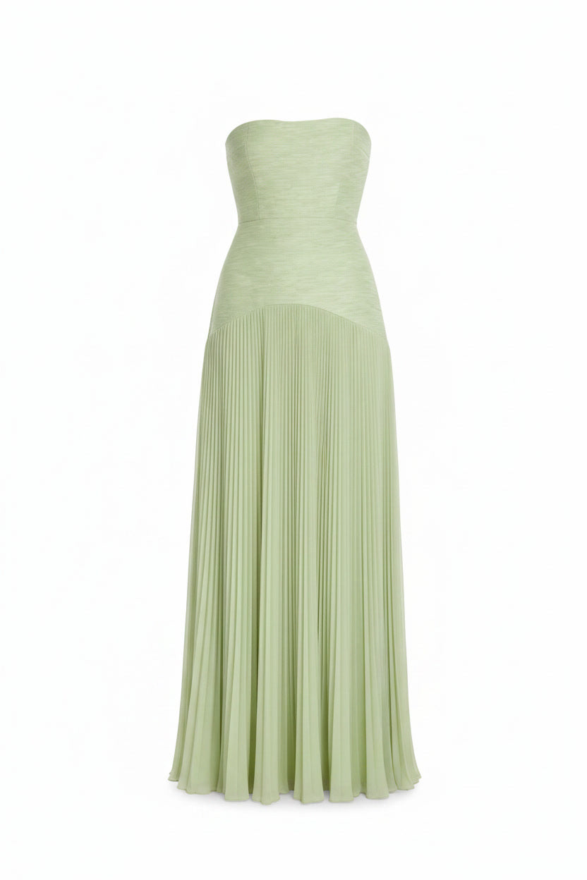 Aurelia Pleated Maxi Dress