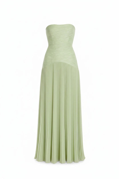 Aurelia Pleated Maxi Dress