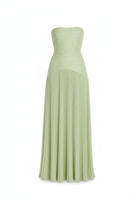 Aurelia Pleated Maxi Dress