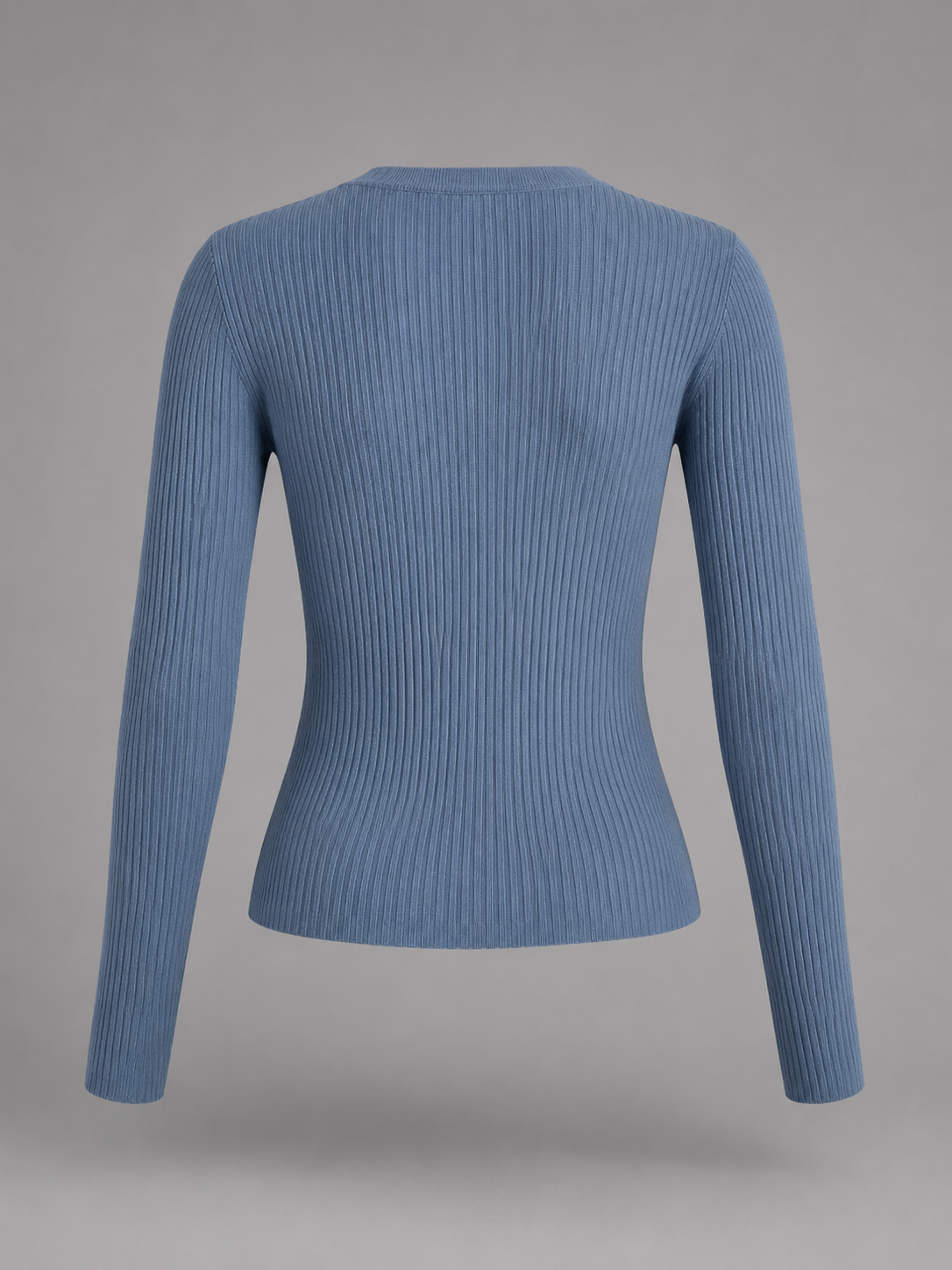 Feathorne Women's Hazel Ribbed Knit Top - ribbed texture close-up