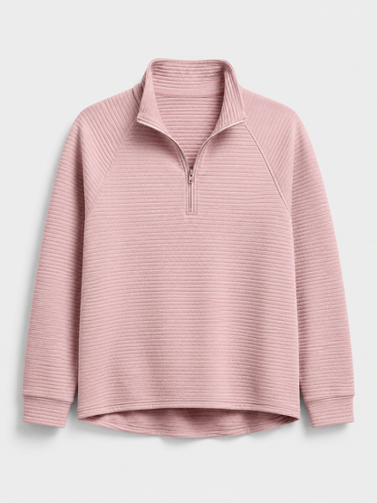 Blythe Half-Zip Knit Pullover - side view