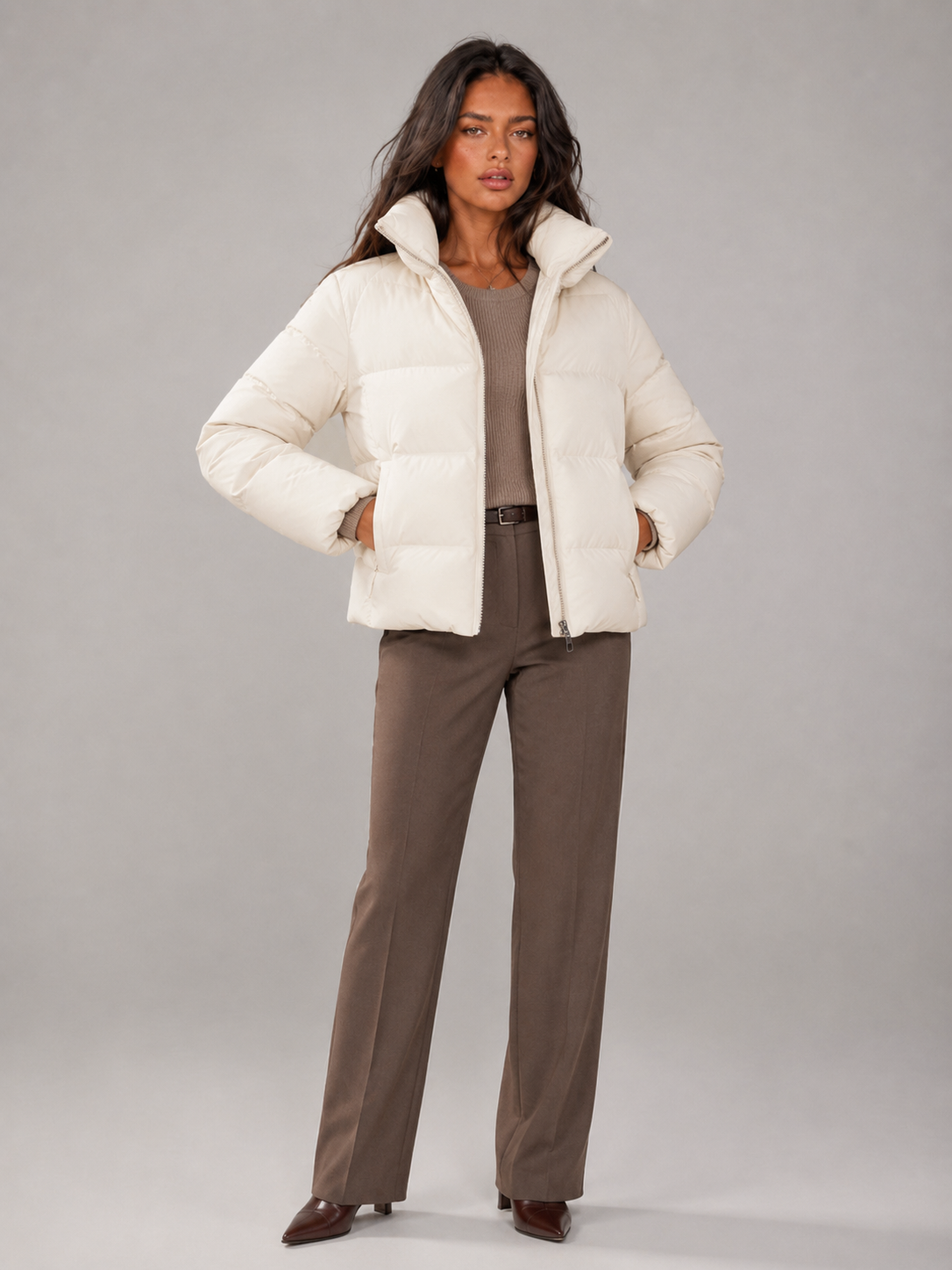 Cassia Puffer Jacket - detail view