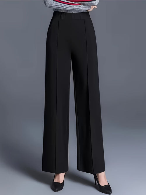 Charlotte High-Waisted Trousers - front view