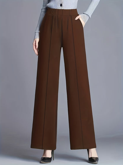 Charlotte High-Waisted Trousers - back view