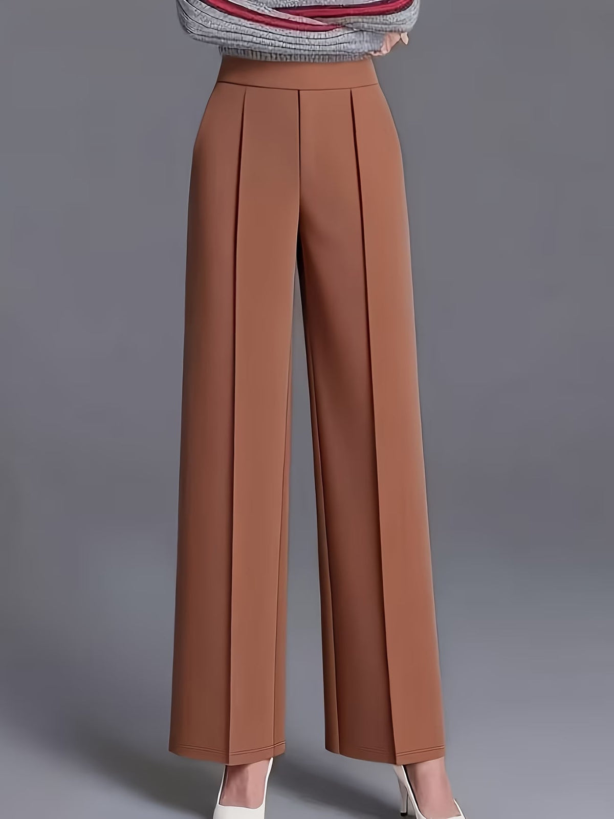 Charlotte High-Waisted Trousers - detail view
