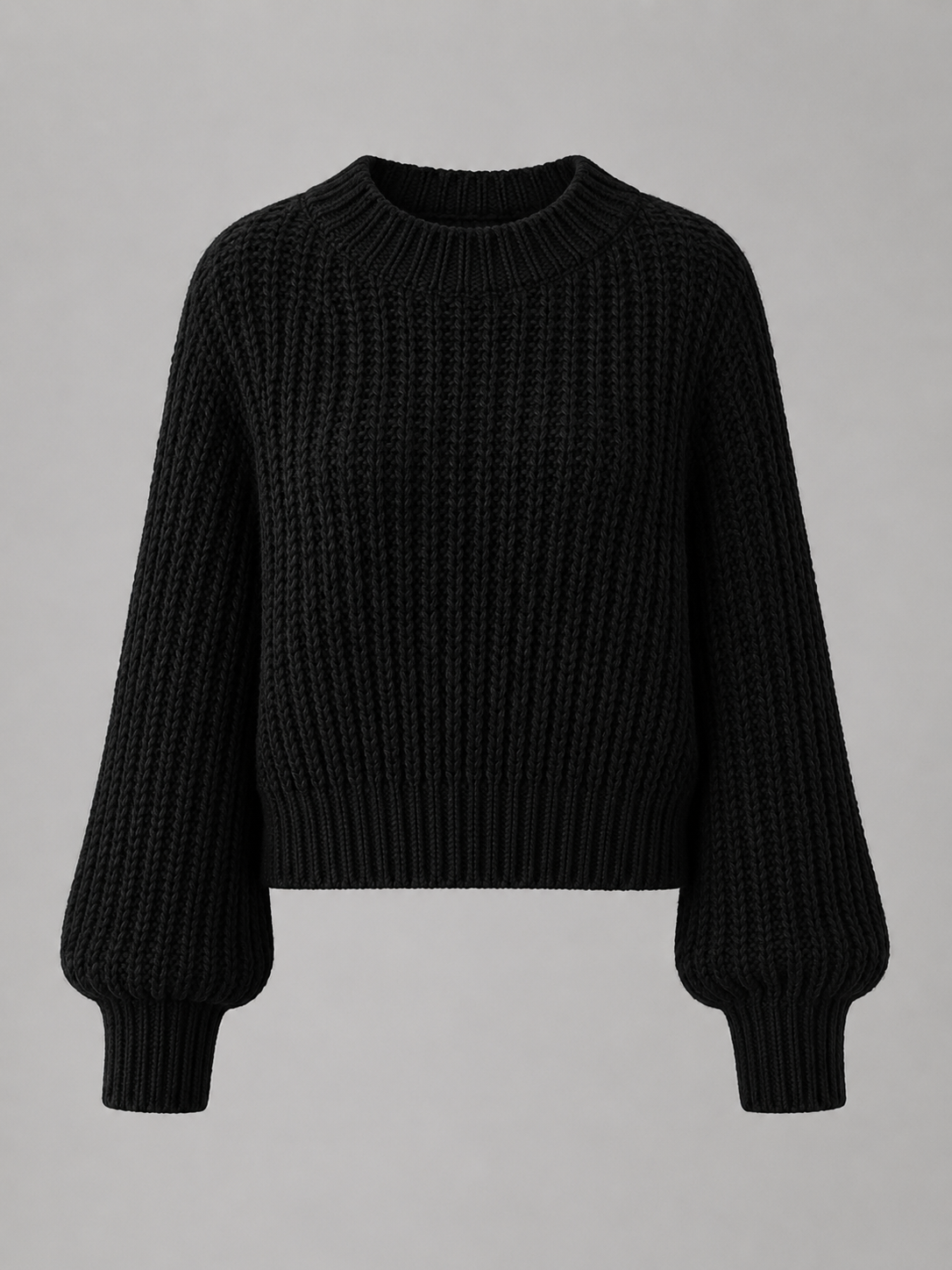 Greta Chunky Knit Sweater - side view