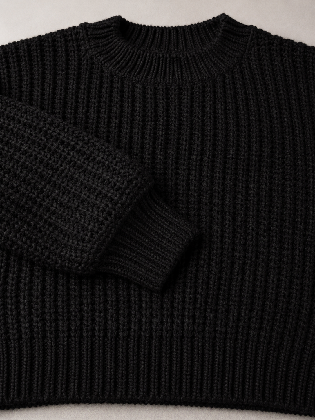 Greta Chunky Knit Sweater - back view