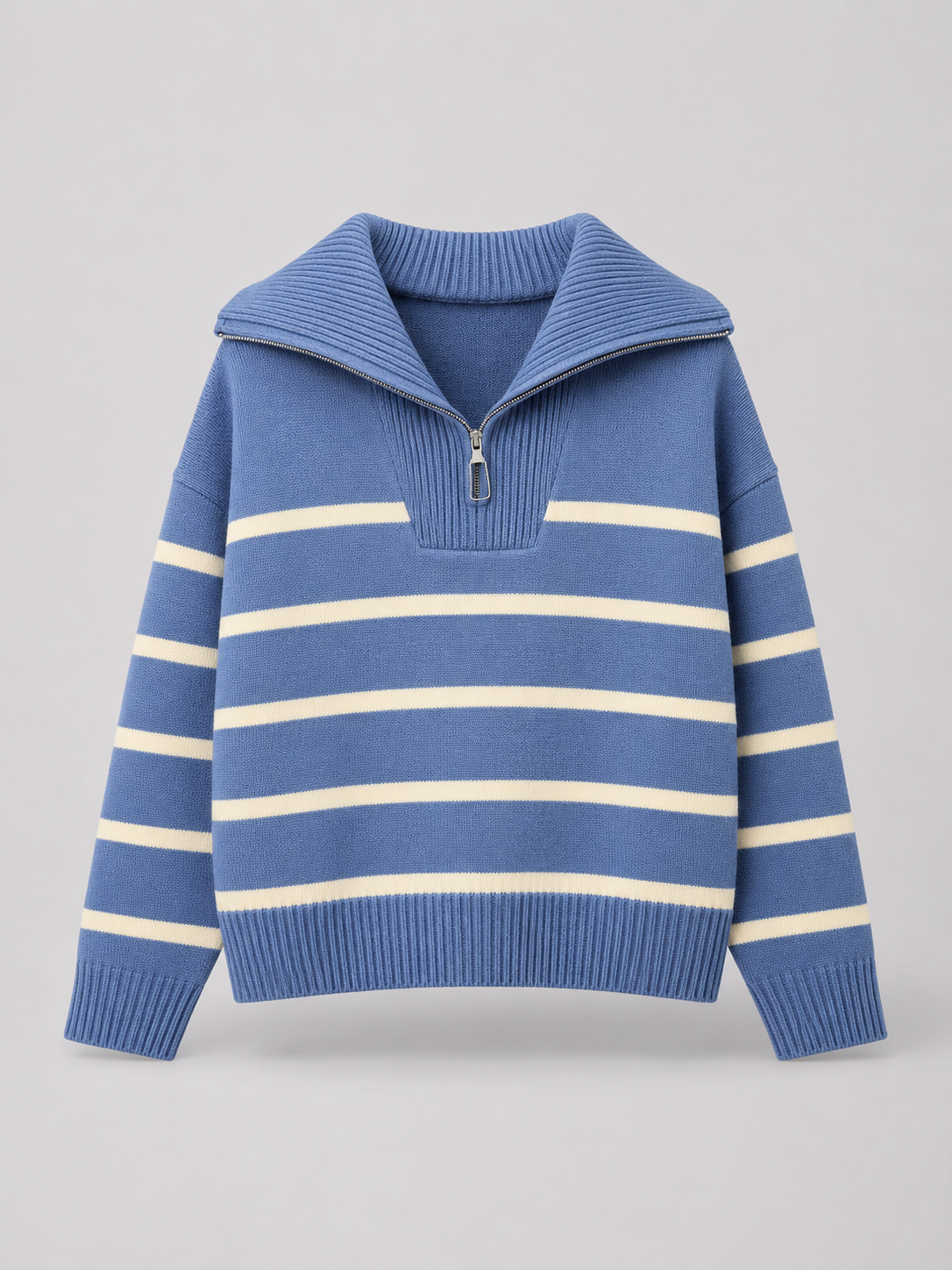 Harriet Half-Zip Knit Sweater - colourway 3