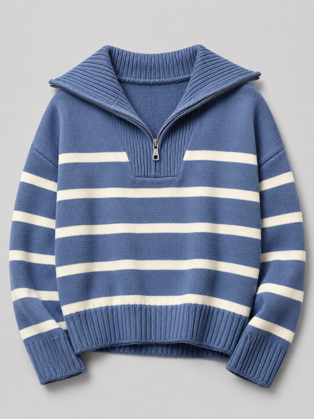 Harriet Half-Zip Knit Sweater - colourway 4