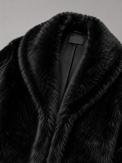 Imogen Faux Fur Jacket - side view