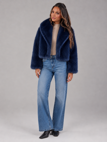 Imogen Faux Fur Jacket - lining detail