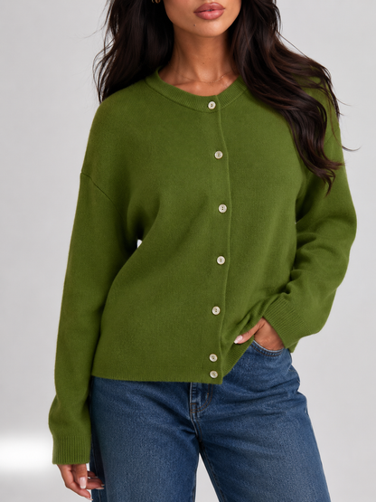 Marnie Fuzzy Knit Cardigan - styled open