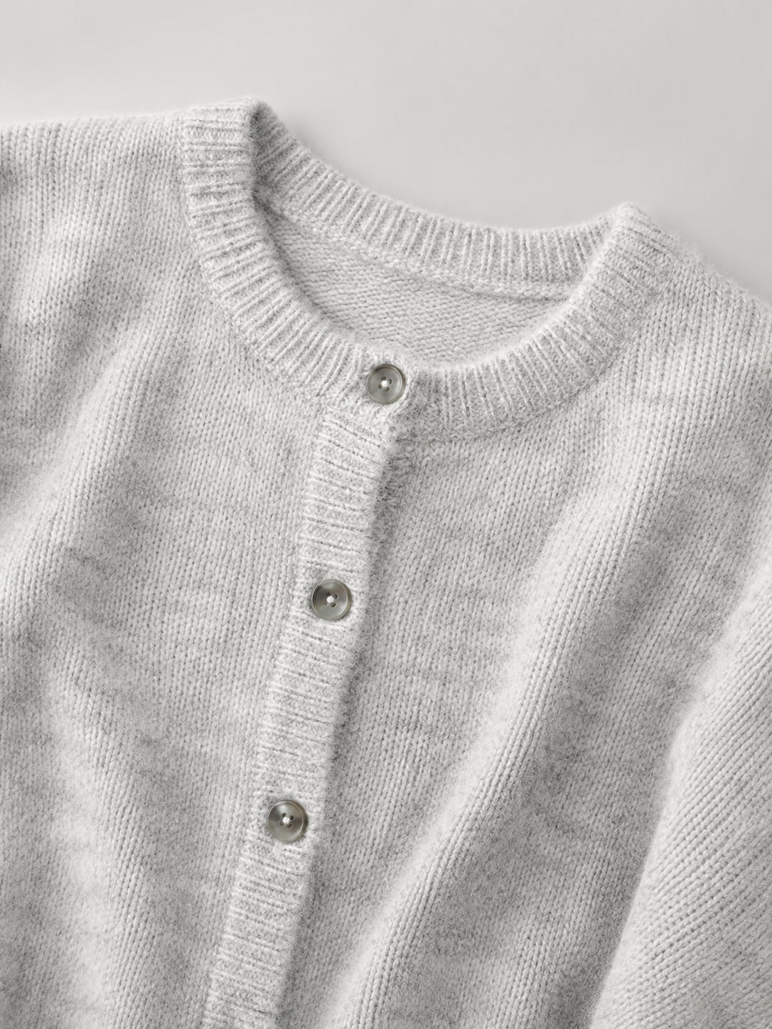 Marnie Fuzzy Knit Cardigan - fabric detail