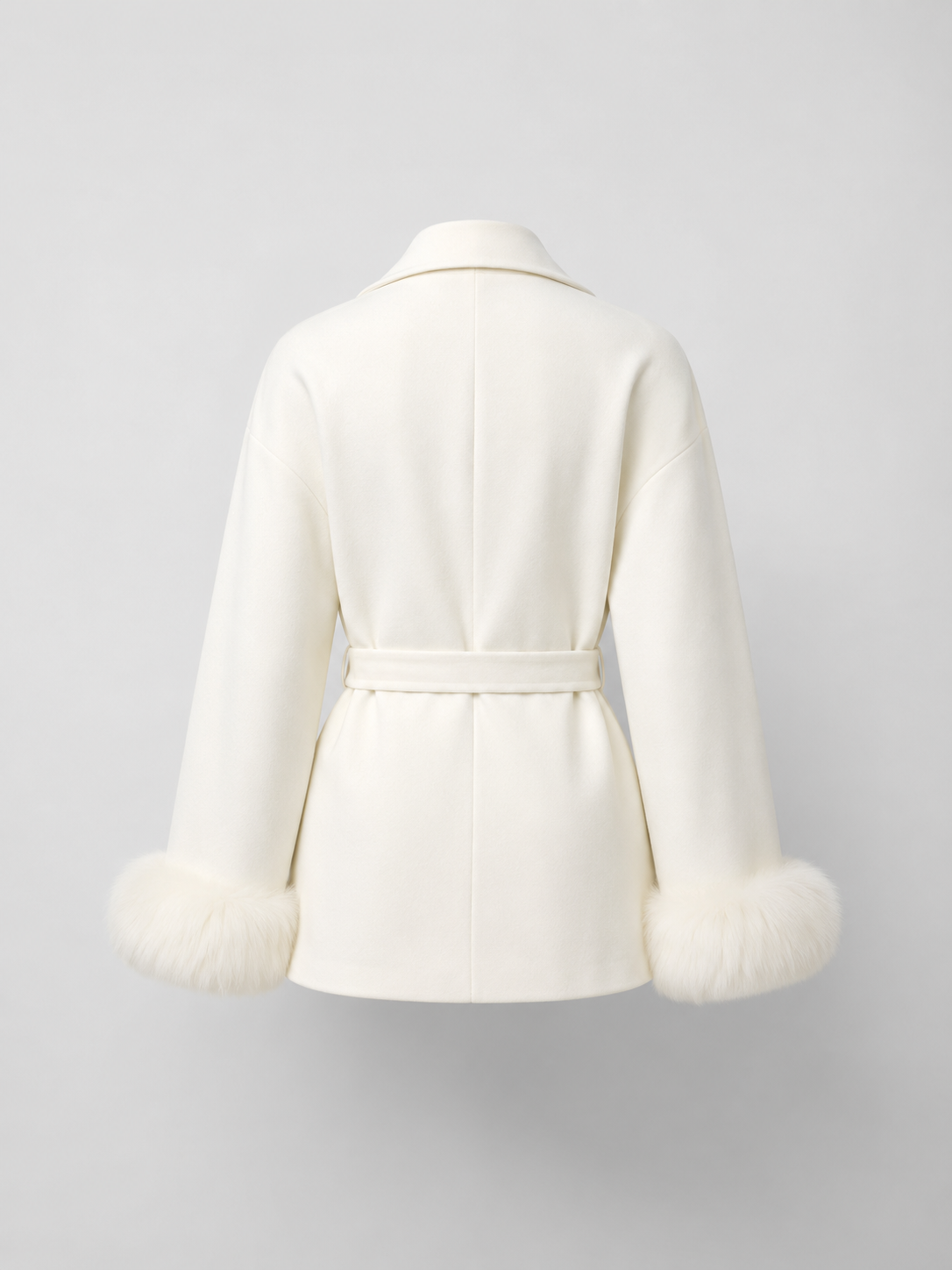 Odile Faux Fur Cuff Coat - colourway 4