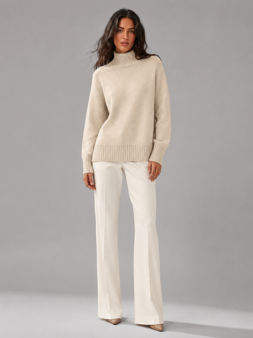 Romy Turtleneck Knit Sweater - image 1
