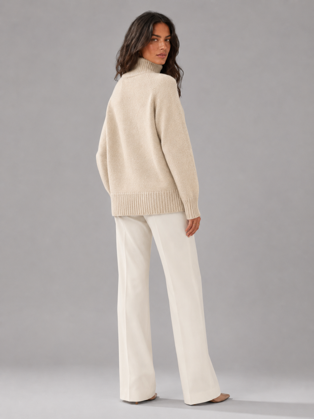 Romy Turtleneck Knit Sweater - image 2