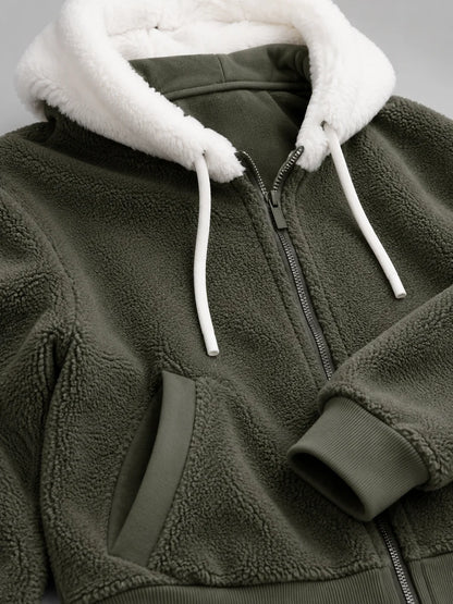 Sylvie | Layered for Cosy Comfort – Sherpa Fleece Jacket