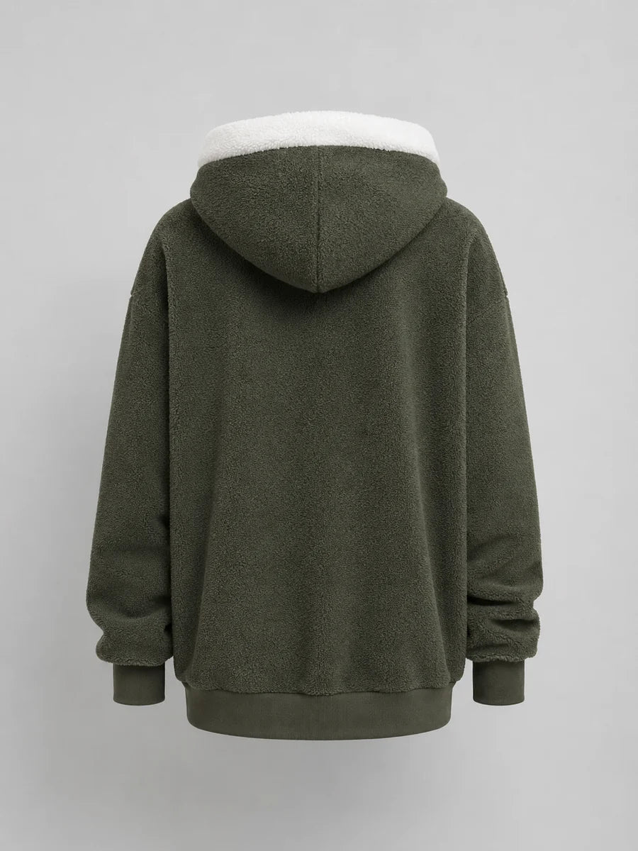 Sylvie | Layered for Cosy Comfort – Sherpa Fleece Jacket