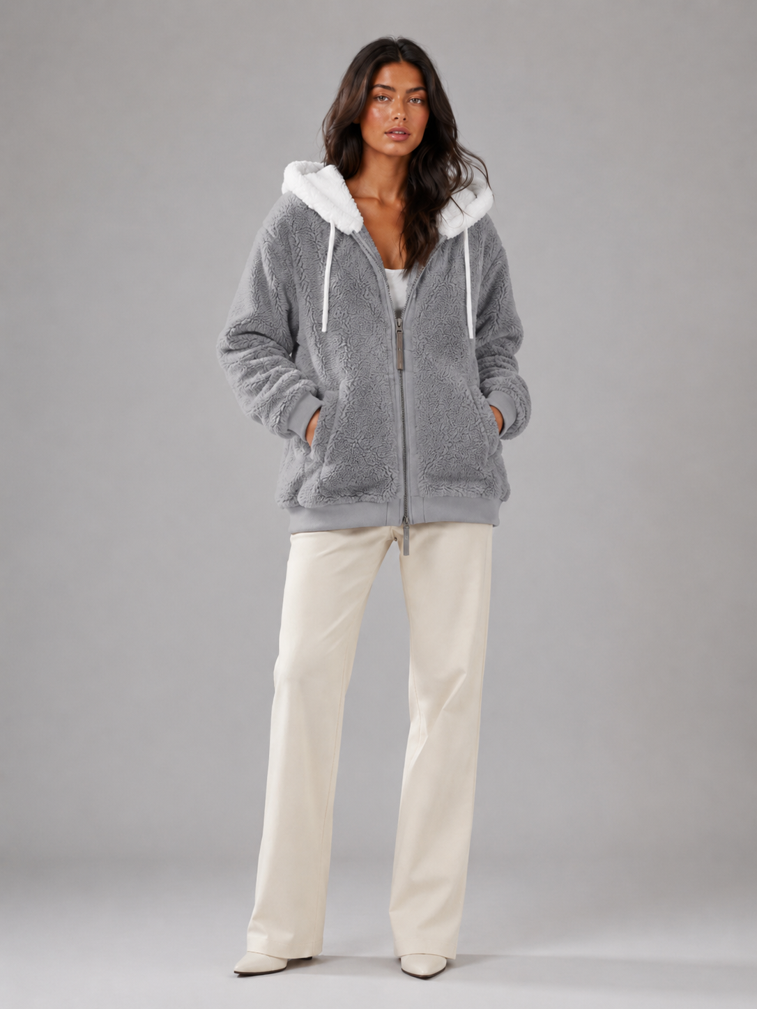 Sylvie Sherpa Fleece Jacket - colourway 2