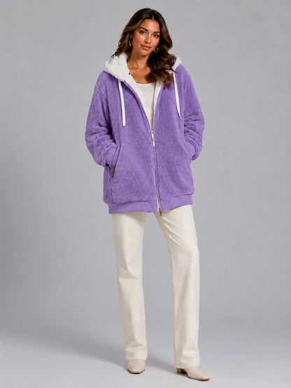 Sylvie | Layered for Cosy Comfort – Sherpa Fleece Jacket
