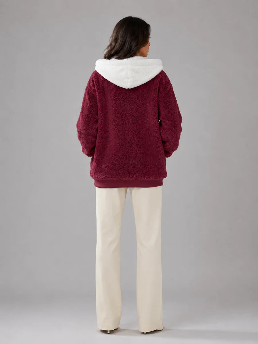 Sylvie | Layered for Cosy Comfort – Sherpa Fleece Jacket