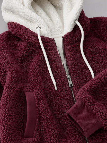 Sylvie | Layered for Cosy Comfort – Sherpa Fleece Jacket