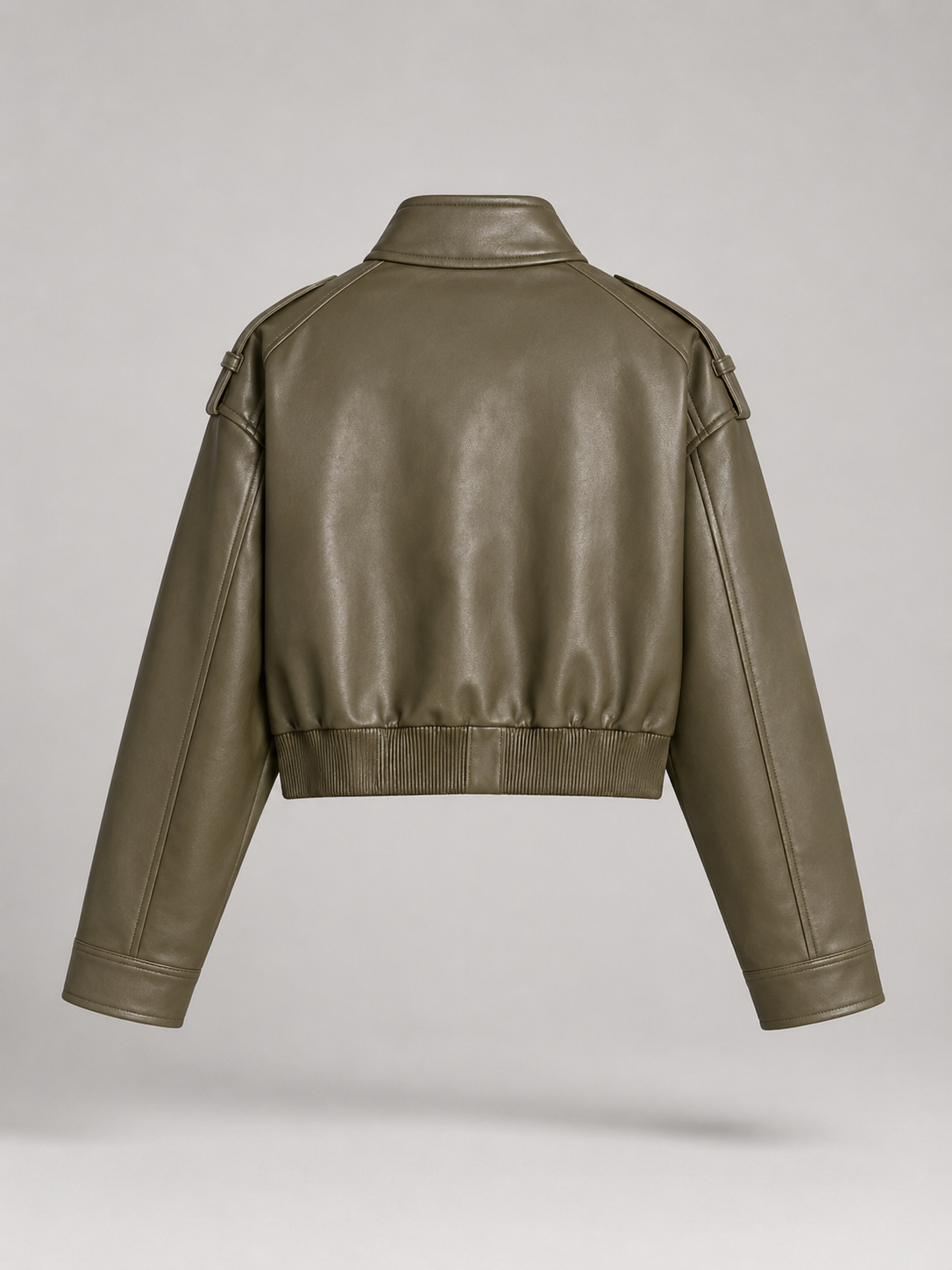 Talia Faux Leather Utility Jacket - colourway 2