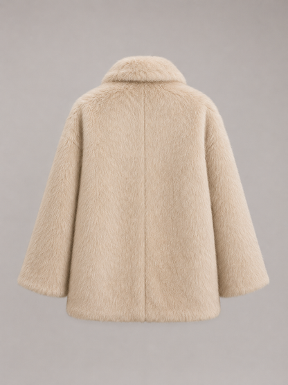 Winona Faux Fur Coat - styled look