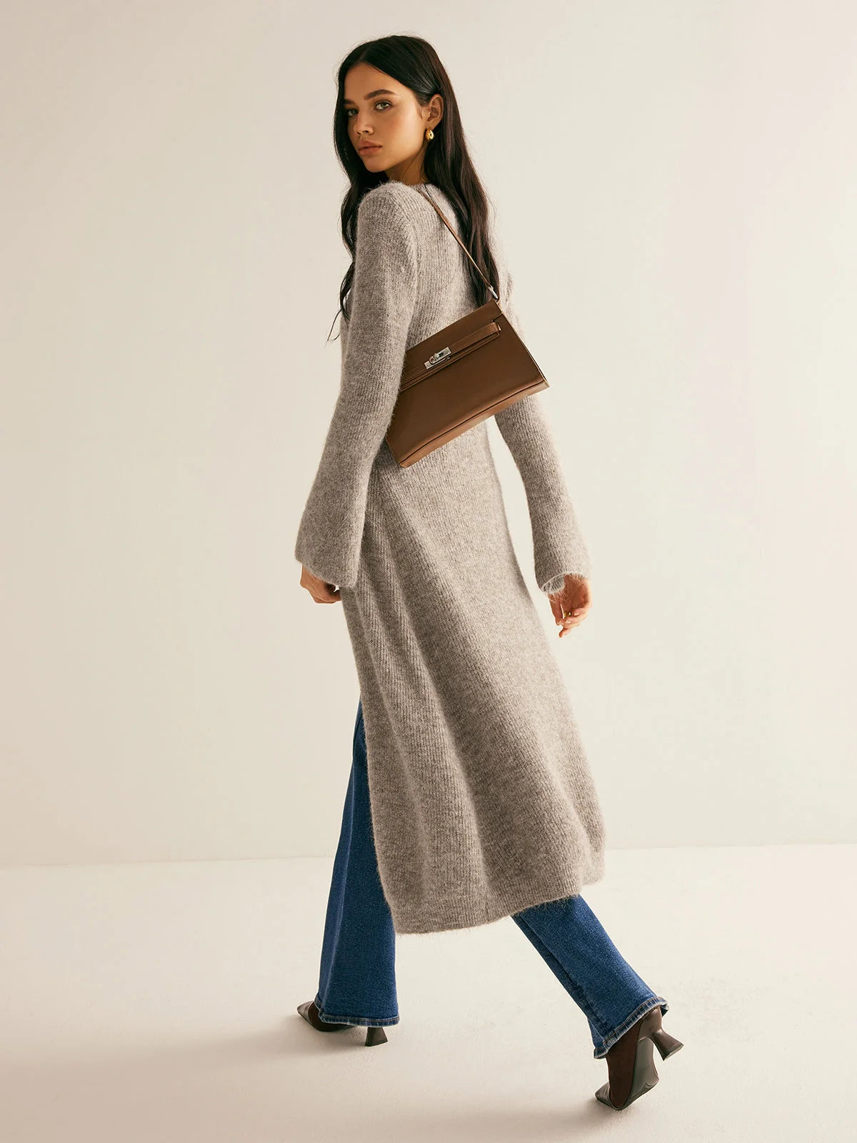 Women's Wool Blend Cardigan Wren – Cooler Days Comfort