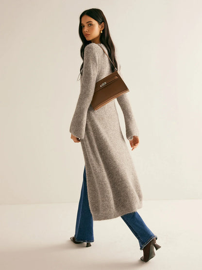 Women's Wool Blend Cardigan Wren – Cooler Days Comfort