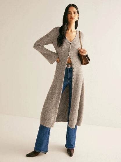 Women's Wool Blend Cardigan Wren – Cooler Days Comfort