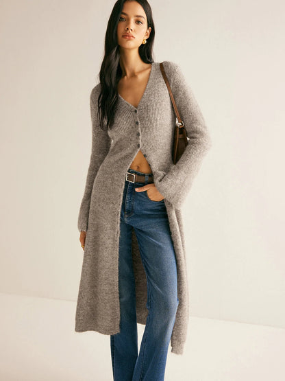 Women's Wool Blend Cardigan Wren – Cooler Days Comfort
