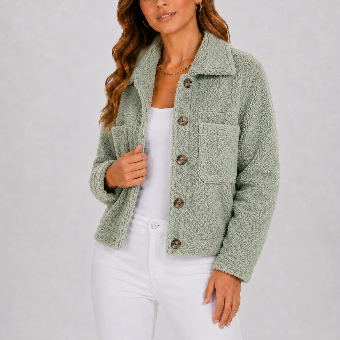 Feathorne Women's Emmeline Black Knit Blazer - front view style