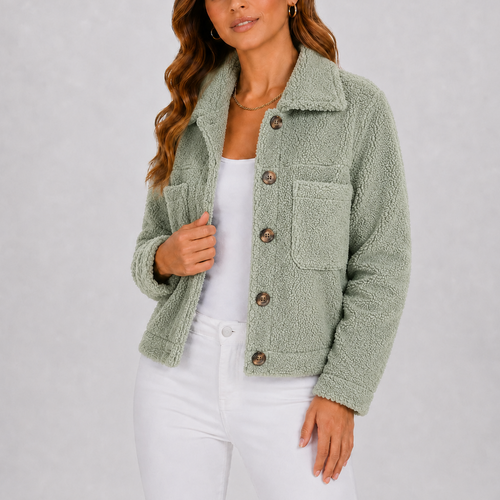 Feathorne Women's Emmeline Black Knit Blazer - front view style