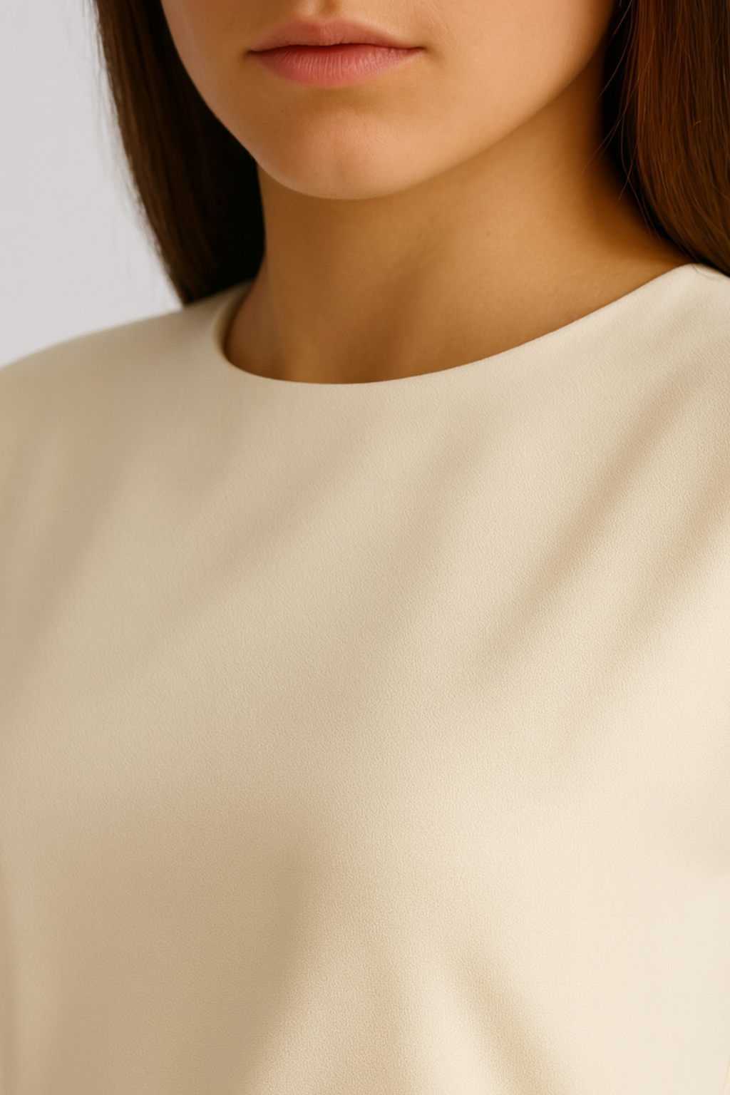 Feathorne Women's Rosamund White Midi Dress - side view style