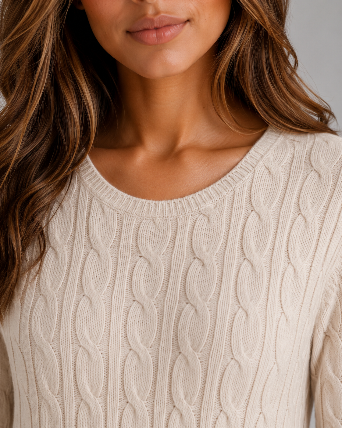 Feathorne Women's Cable Knit Long Sleeve Maxi Dress - view 4