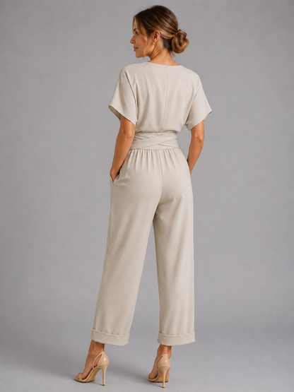 Women's Co-Ord Set Charlotte (with Wrap Front) by Feathorne - back