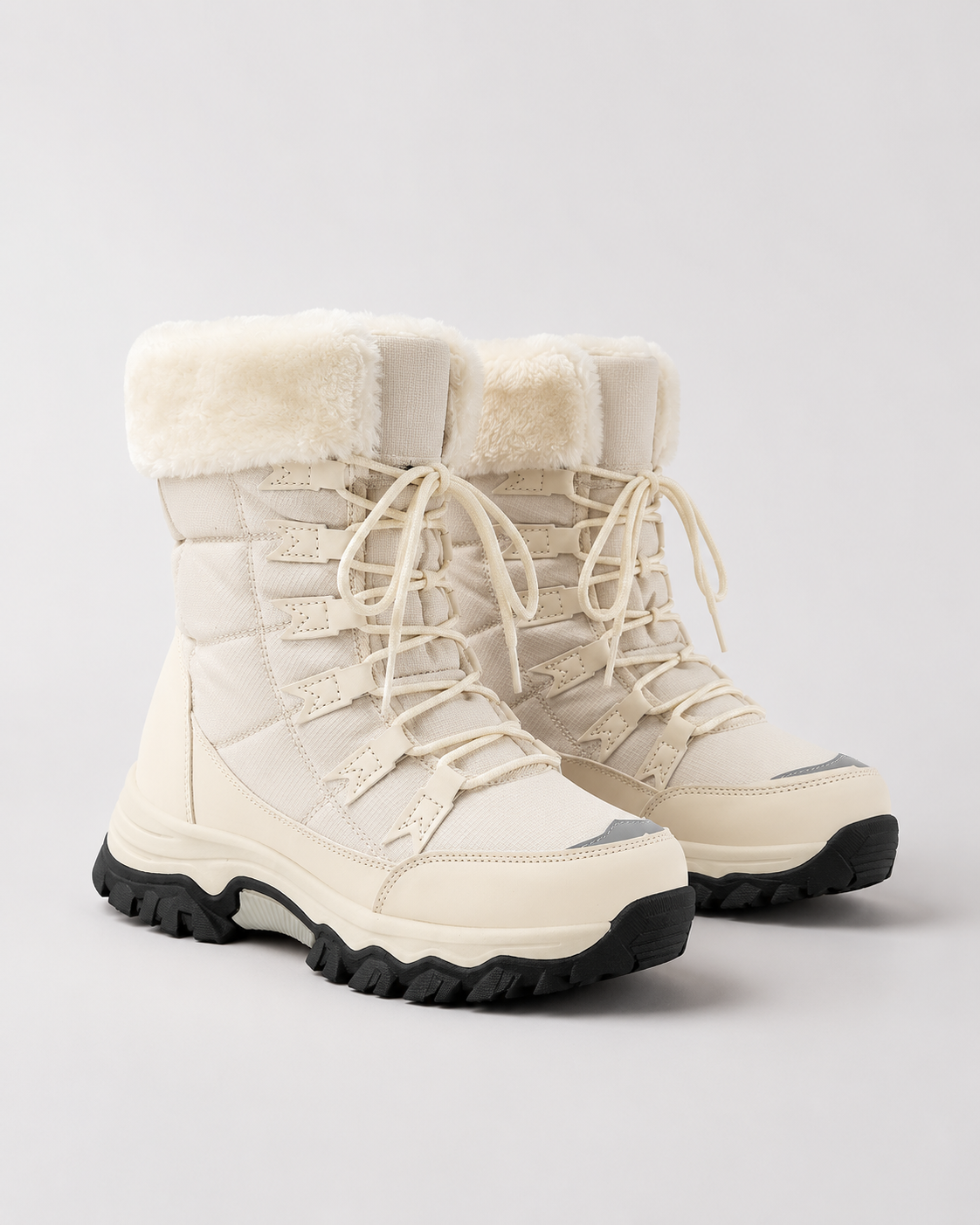 Feathorne Women's Fur-Lined Lace-Up Snow Boots - view 1