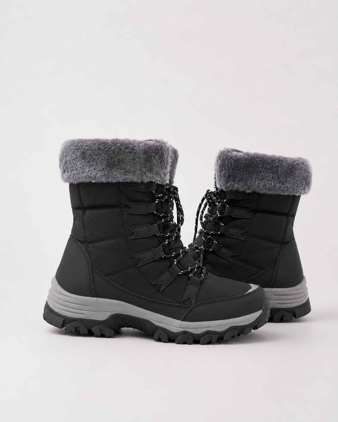 Feathorne Women's Fur-Lined Lace-Up Snow Boots - view 9