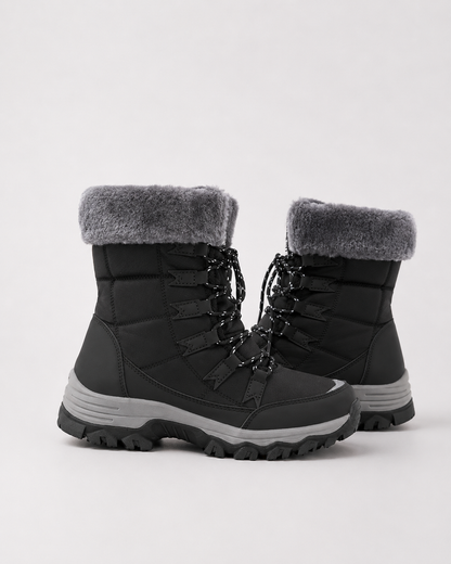 Feathorne Women's Fur-Lined Lace-Up Snow Boots - view 9