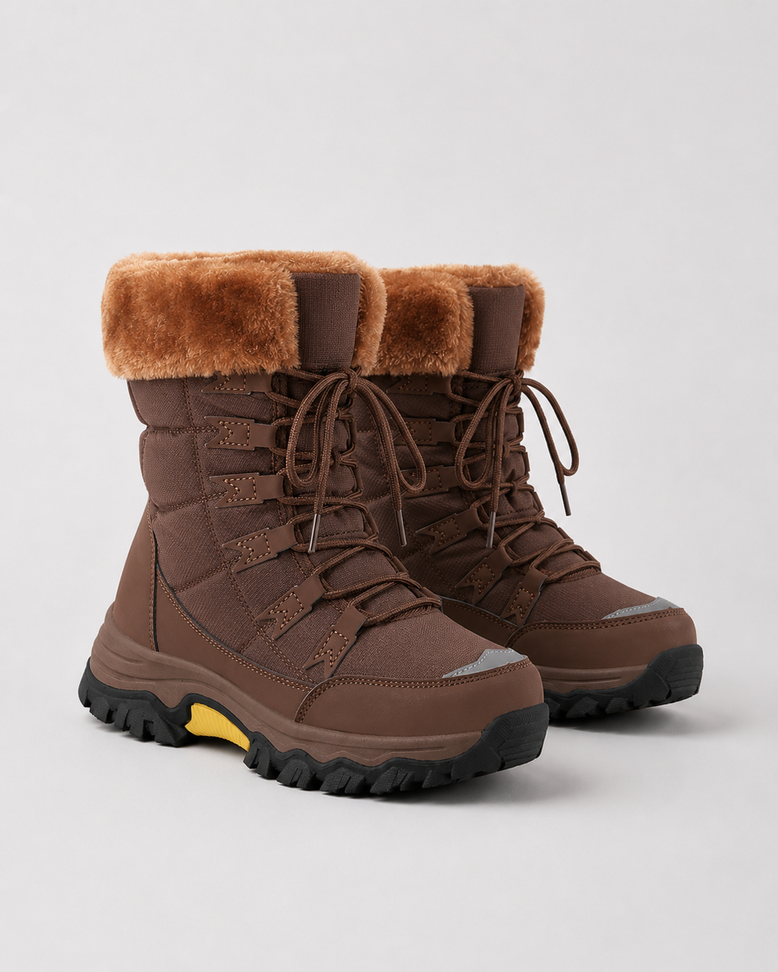 Feathorne Women's Fur-Lined Lace-Up Snow Boots - view 5