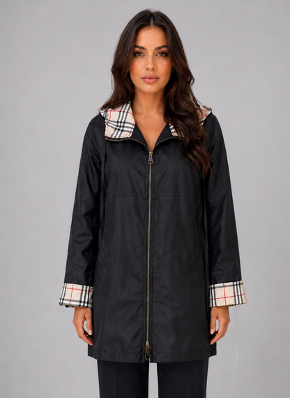 Feathorne Women's Hooded Longline Rain Coat - view 5