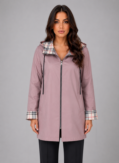 Feathorne Women's Hooded Longline Rain Coat - view 1