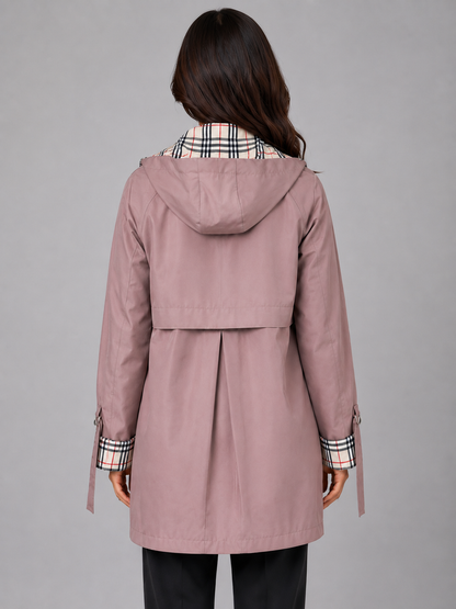 Feathorne Women's Hooded Longline Rain Coat - view 2
