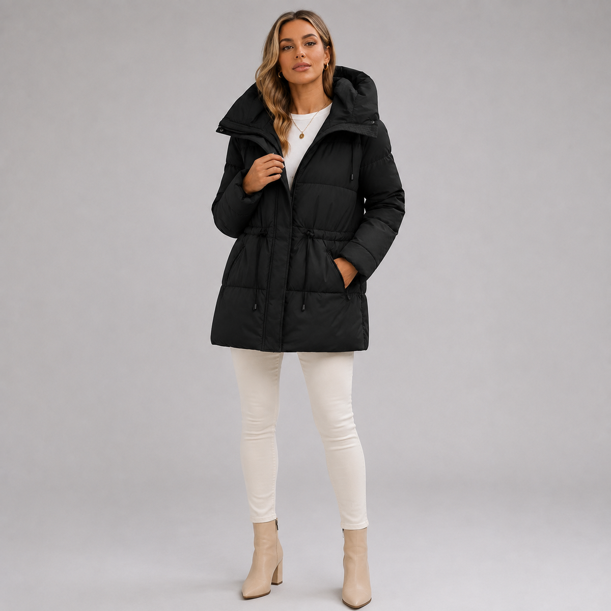 Feathorne Women's Hooded Padded Parka Jacket - view 5