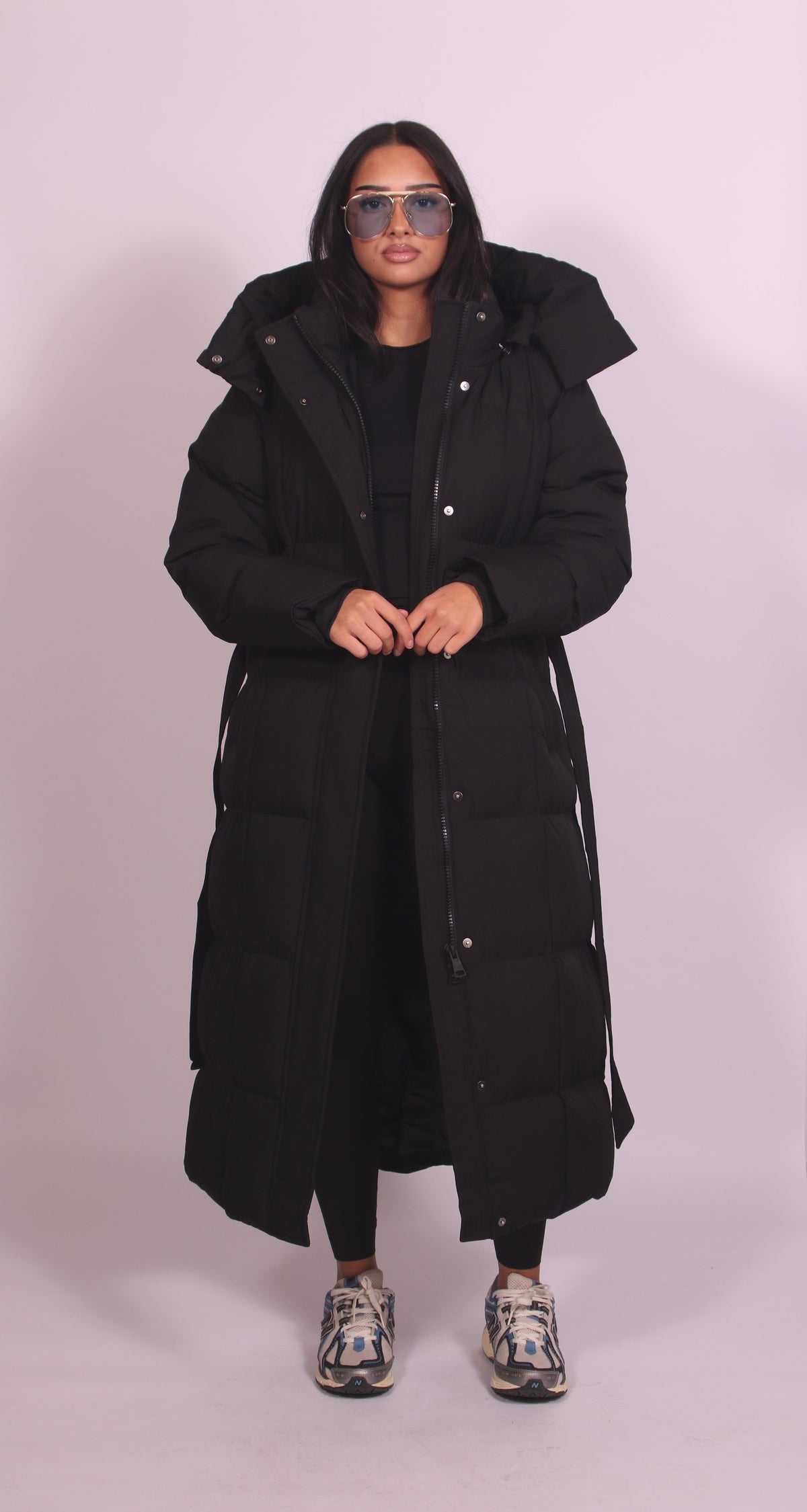 Feathorne Women's Hooded Puff Quilted Coat - back view